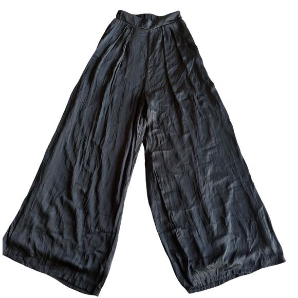 Saints & Secrets Black High Waist Palazzo Pants - Picture 1 of 6